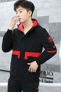 外套男装2021春装新款韩版潮流帅气休闲工装夹克男A112-jk071-P80图片
