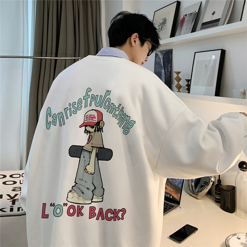 直播360克重磅美式潮牌印花卫衣Y125特P28 同步供应华棉品质图片