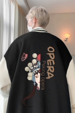 摇粒绒棒球服男大码开衫卫衣男夹克BF86161-P65，男装夹克，电商A040