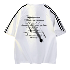 白色拼黑织带