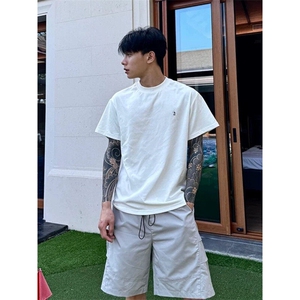 【斌子专属】索罗娜凉感t恤男款夏季弹力速干短袖老钱风美式半袖图片