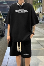 套装！华夫格套装短袖T恤短裤男TZ184-特P38，男装T恤，电商B367