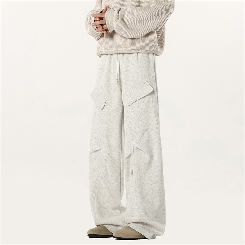 B258-K9962-P50控78抖音品质卫裤面料成分65%棉35%聚酯纤维,男装休闲裤,电商B258