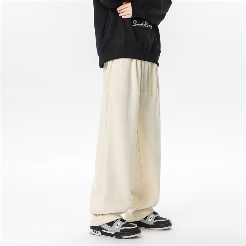 8XL-M灯芯绒裤子大码雪尼尔休闲长裤秋冬直筒裤阔腿裤KZ1925/P55,男装休闲裤,电商B238