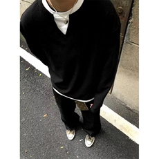 XZ809A/XS16/特P24/控48华夫格家俩件亨利领长T卫衣打底衫，男装卫衣，星座809A(原222-1)