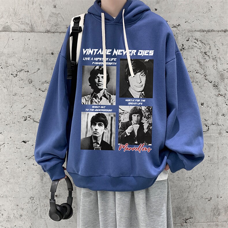 连帽卫衣男大码胖子帽衫大号运动服WY2451-P35,男装卫衣,电商A040