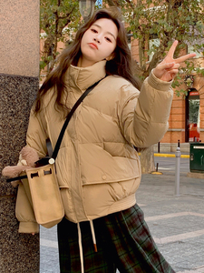 立领  短款90绒 羽绒服   冬季 新款-p295-k398图片