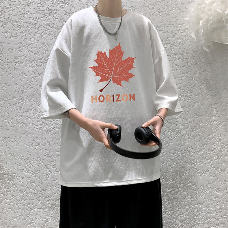 冰丝七分袖t恤男大码五分袖男短袖男中袖Q11423-P30,男装T恤,电商A040