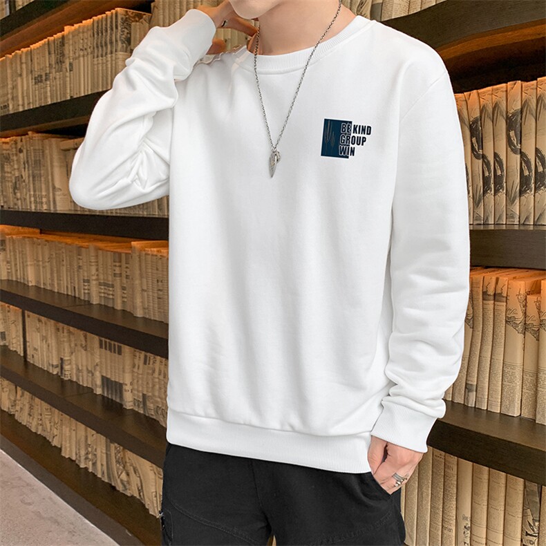 青少年秋季潮学生上衣卫衣长袖男生宽松圆领套头外套大码F071-P15，女装短外套，星座1816-2（原1210–2）