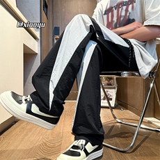 XZ616夏季薄款速干裤撞色拼接设计感长裤TY1005M-5XL特P35控68，男装休闲裤，星座512A（原616）