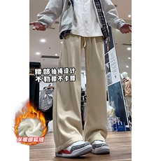 薄款改加绒特批P35无差价冬抖音银狐绒休闲裤男士K1958J加绒，男装休闲裤，电商A001