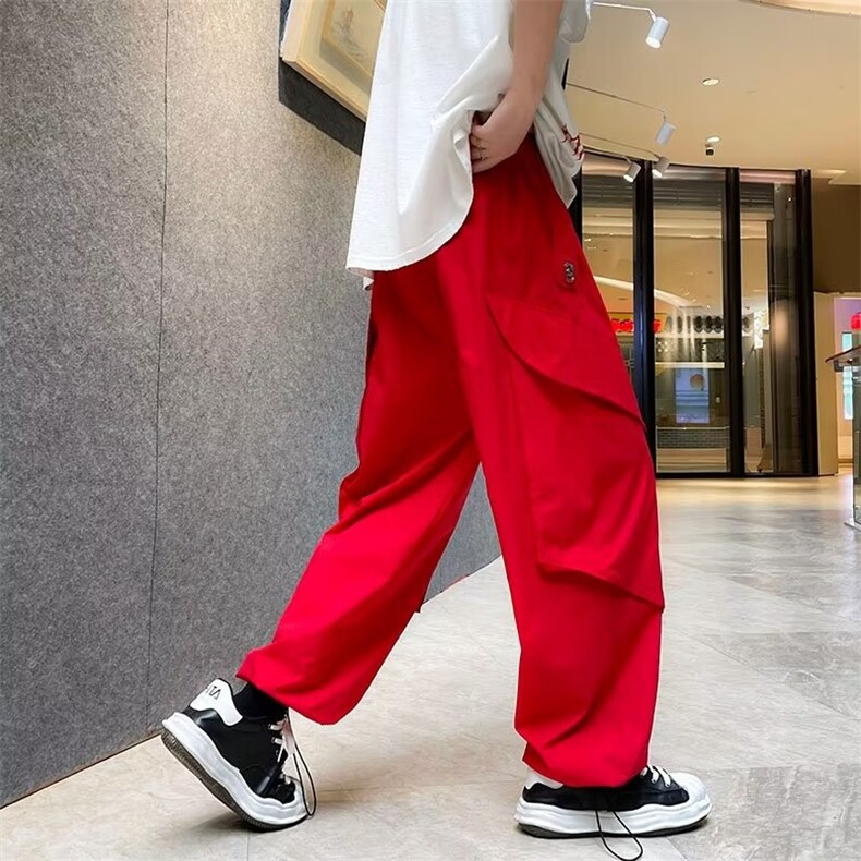 2022新款纯休闲裤港风潮工装裤四季通用款XZ212-QA2233-P45,男装休闲裤,星座212