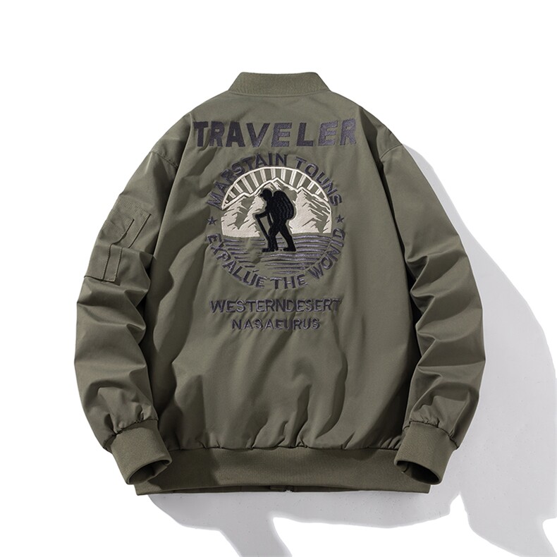 现货三色秋冬季潮牌夹克棉衣棒球服欧美街头飞行员外套情侣装,男装棉衣,电商A105