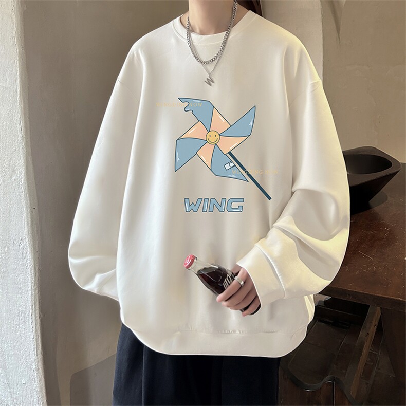 控38简约帅气百搭长袖t恤男大码卫衣 T4112-P25 加绒款-P35图片