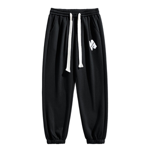 美式潮流休闲裤男港风宽松直筒拖地裤束脚裤卫裤 KP752 P40图片