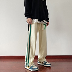 推荐！日系潮牌织带宽松休闲裤227-2*K50*P60控78，男装休闲裤，星座227-2