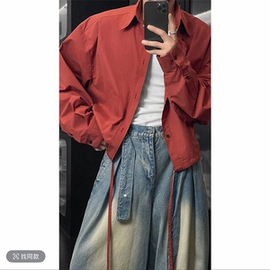 早秋短款潮流百搭休闲小众设计衬衫短外套男CS899-P72(网图参考）图片