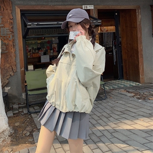 韩系简约休闲夹克外套女春季2025新款小个子超火洋气爆款减龄上衣图片