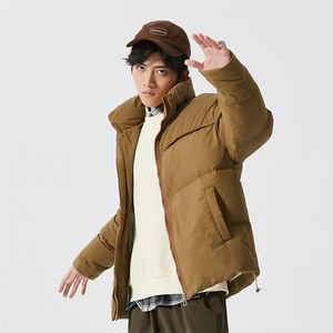 新标90白鸭绒简约休闲立领外套纯色加厚羽绒服ESY0212-P210图片