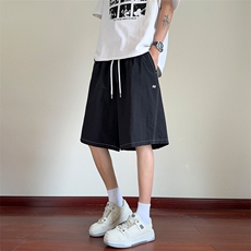 夏季新款短裤男宽松刺绣休闲裤缉明线五分裤子DK621-P30控48，男装牛仔裤，星座209-2