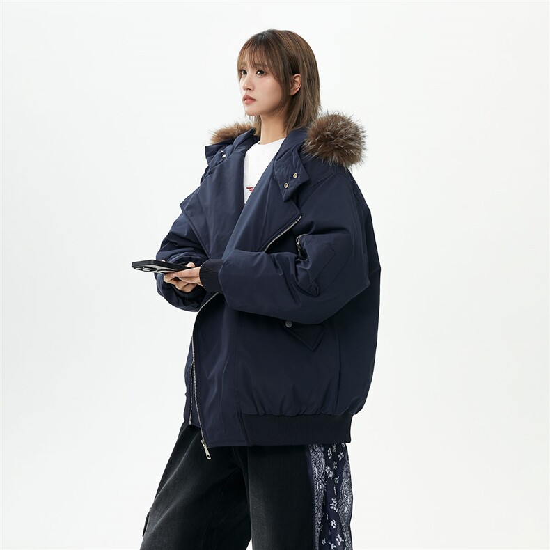 有90绒报告可拆卸毛领羽绒服派克服标90绒78197P268控428，男装羽绒服，星座227-7