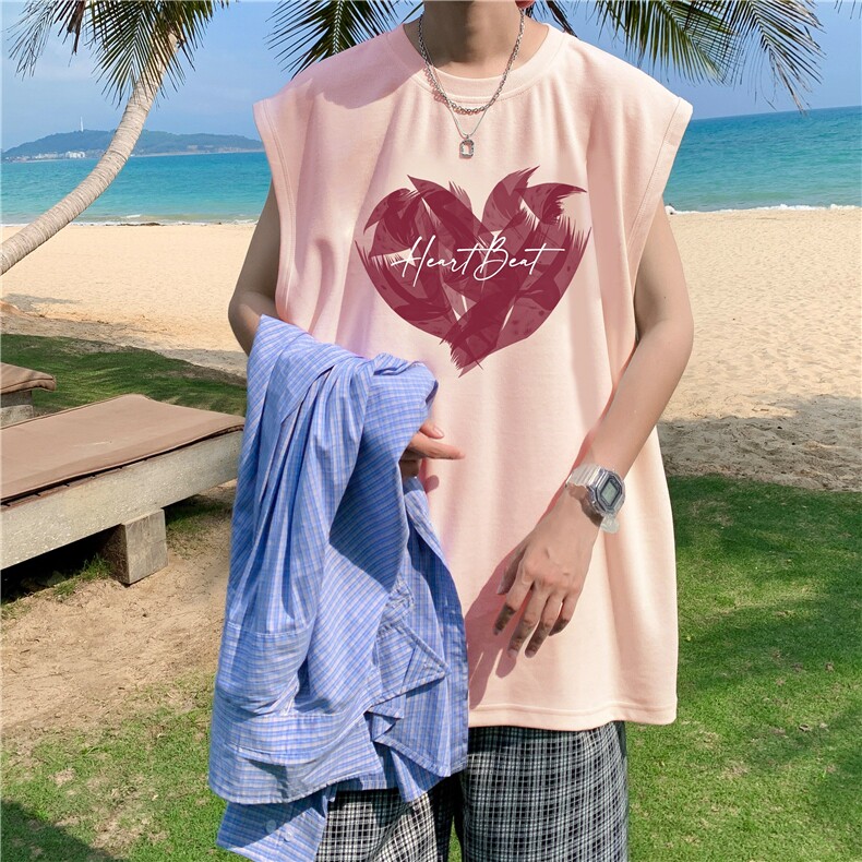 量大图低自动【有货】纯棉背心HD019-1-BX2588-P20，男装背心/马甲，电商019-1