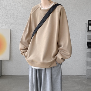 8XL-M假两件卫衣加肥加大码重磅拼接外套圆领套头WY5103P55加绒65图片