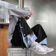 排扣裤子男士春秋运动休闲长裤2021新款B217P38，男装休闲裤，星座1116-2