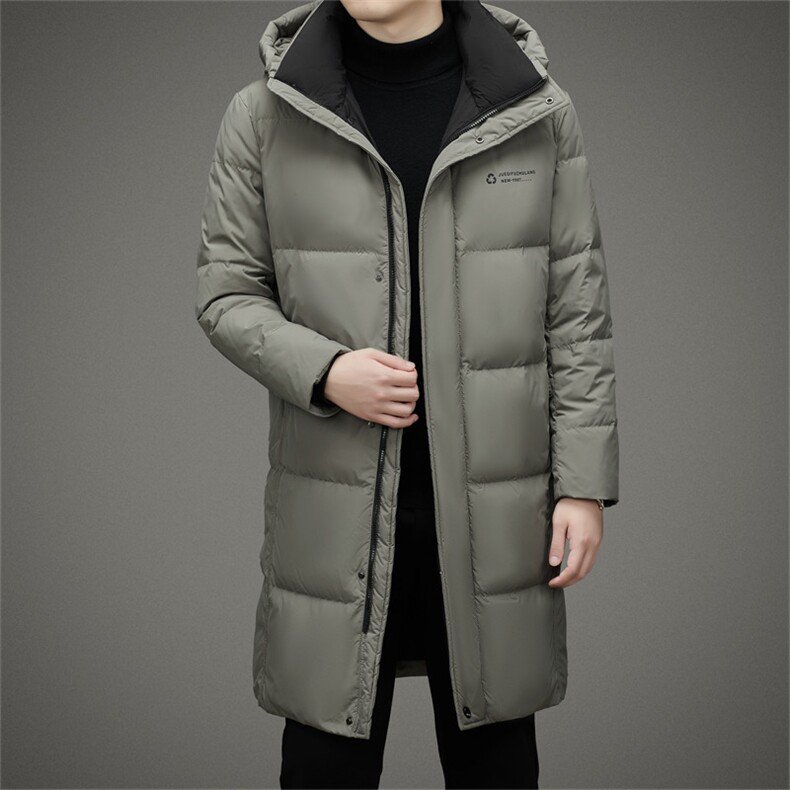 BHYL813钱塘2020-2冬季厚款商务休闲时尚中年男士长款羽绒服P320,男装羽绒服,钱塘207-2