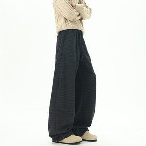 03秋冬季新款加厚宽松直筒毛呢裤XZ211-1-K2592-P55图片