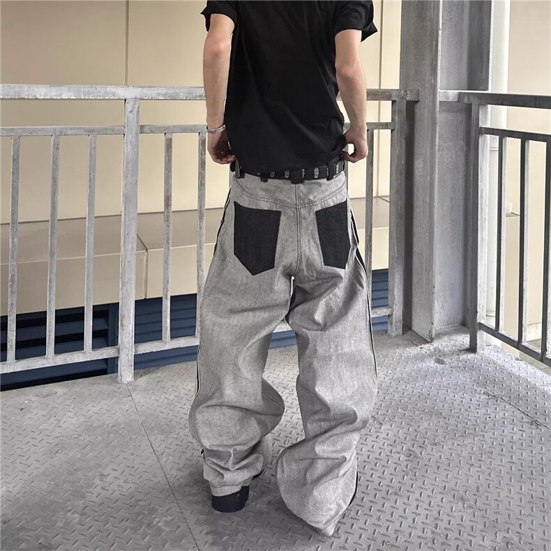 男童夏季防蚊裤薄款炸街儿童装夏装牛仔裤痞帅裤子2025新款潮男孩,男装牛仔裤,星座506A