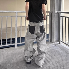 男童夏季防蚊裤薄款炸街儿童装夏装牛仔裤痞帅裤子2025新款潮男孩，男装牛仔裤，星座506A