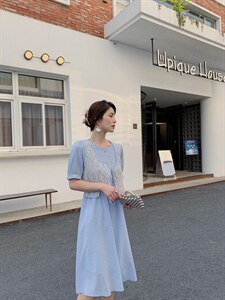 花边两件连衣裙,女装连衣裙,英利伊人