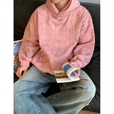 904-2-SY680常规P50加绒P60控88磅克凹凸印脏脏布连帽卫衣男，男装卫衣，星座904-2