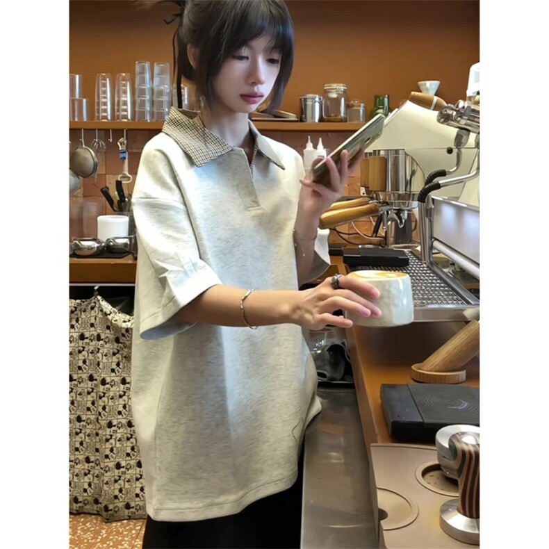 百搭假两件男女拼接装饰搭配假衬衫卫衣加分叠穿领子潮TR337,男装Polo衫,星座1116A（原606A-3）