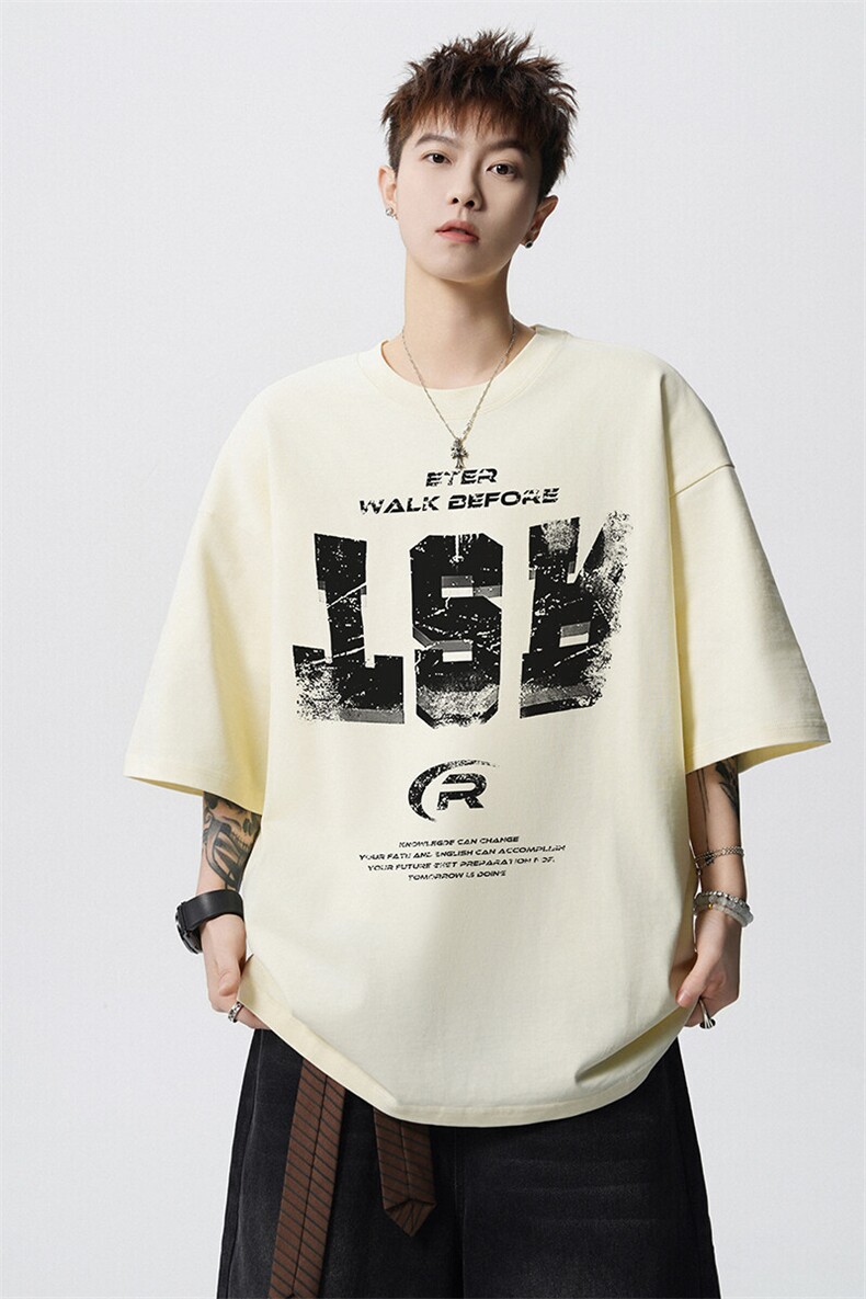 240g美式重磅短袖T恤FSDX248M-5XL特批25无差价控48,男装T恤,电商B219B