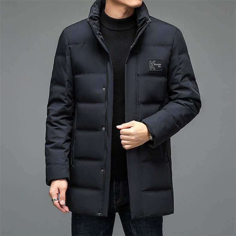 羽绒服2022保暖休闲中长款青年保暖鸭绒外套男装上衣HD6808-P285,男装羽绒服,星座1105-3