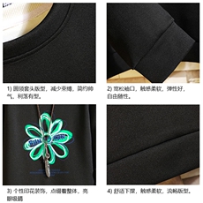T4170-P25加绒款-P35简约帅气百搭长袖t恤男大码胖子卫衣砖墙，男装卫衣，电商A040A