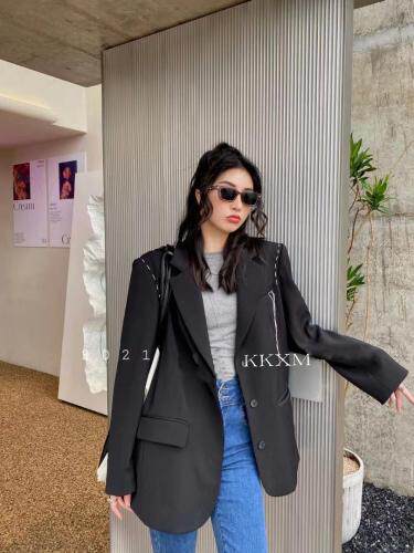 【现货】新款压明线西服外套，其它，可可西米