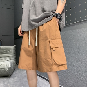 新款工装短裤男潮牌ins休闲裤宽松大码中裤五分裤D0610-P43图片