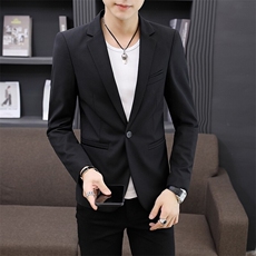 XZ8602P80西装男士修身单上衣青年帅气春秋小西装纯色西服外套，男装西服，星座510A-2