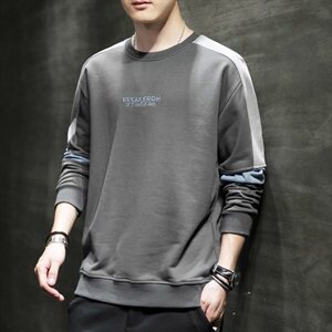 男士长袖t恤青少年套装潮流帅气中学生秋衣小衫秋装卫衣男P25图片