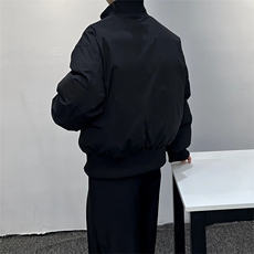 羽绒服90绒[网图]美式飞行夹克廓形棒球服5D1143-TP109不，男装夹克，电商A102