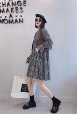 新款韩版连衣裙，女装连衣裙，韩流星