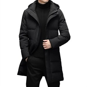 新款2023冬季脱卸帽羽绒服男装白鸭绒外套爸爸装YL21607-P390,男装羽绒服,电商B212（原钱塘6029）