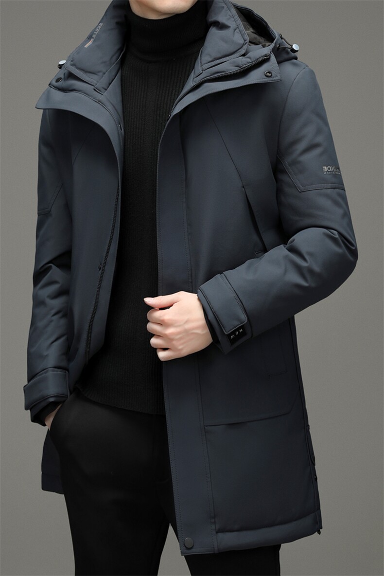新款2023冬季羽绒服男装保暖灰鸭绒外套中年爸爸装YYYR3057-P295,男装羽绒服,电商B212（原钱塘6029）