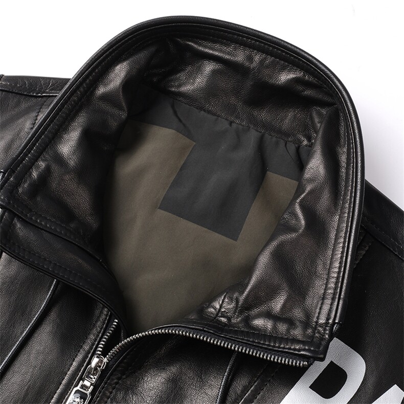 28056秋冬新款男士真皮羽绒服男山羊皮夹克时尚商务男装韩版P1000,男装夹克,电商B360A（原721A）