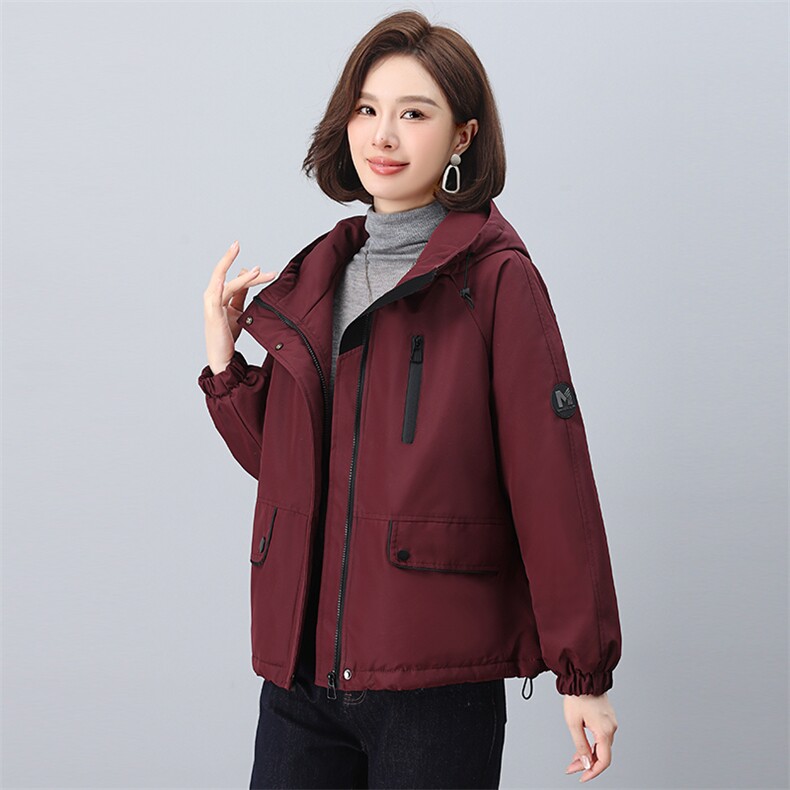 2025年冬季新款派克时尚休闲加绒加厚派克服,女装派克服,依恋蒂丝