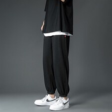 主推有大码(S-5XL）夏季薄款宽松休闲卫裤九分裤男A01特P25-限48,男装休闲裤,电商B377