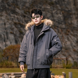 311B-1-YZ-9236-P238控389潮牌提花情侣百搭立领羽绒服抗皱风防，男装羽绒服，星座311B-1